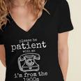 Please Be Patient With Me I'm From The 1900s Aged Telephone Women's Jersey Short Sleeve Deep V-Neck Tshirt Please Be Patient With Me I'm From The 1900s Aged Telephone Women's Jersey Short Sleeve Deep V-Neck Tshirt
