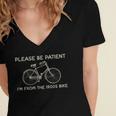 Please Be Patient I'm From The 1900s Bike Women's Jersey Short Sleeve Deep V-Neck Tshirt Please Be Patient I'm From The 1900s Bike Women's Jersey Short Sleeve Deep V-Neck Tshirt