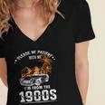 Please Be Patient I'm From The 1900s Classic Car Women's Jersey Short Sleeve Deep V-Neck Tshirt