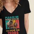 Please Be Patient I'm From The 1900s Dad Fathers Day Women's Jersey Short Sleeve Deep V-Neck Tshirt Please Be Patient I'm From The 1900s Dad Fathers Day Women's Jersey Short Sleeve Deep V-Neck Tshirt