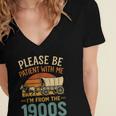 Please Be Patient I'm From The 1900s Humor Women's Jersey Short Sleeve Deep V-Neck Tshirt Please Be Patient I'm From The 1900s Humor Women's Jersey Short Sleeve Deep V-Neck Tshirt