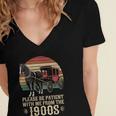 Please Be Patient With Me I'm From The 1900s Old Tee Women's Jersey Short Sleeve Deep V-Neck Tshirt Please Be Patient With Me I'm From The 1900s Old Tee Women's Jersey Short Sleeve Deep V-Neck Tshirt