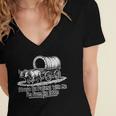 Please Be Patient With Me I'm From The 1900s Oxen And Wagon Women's Jersey Short Sleeve Deep V-Neck Tshirt