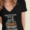 Please Be Patient With Me I'm From The 1900s Photographer Women's Jersey Short Sleeve Deep V-Neck Tshirt