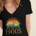 Please Be Patient To Me I'm From The 1900s Retro Vintage Women's Jersey Short Sleeve Deep V-Neck Tshirt Please Be Patient To Me I'm From The 1900s Retro Vintage Women's Jersey Short Sleeve Deep V-Neck Tshirt