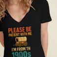 Please Be Patient I'm From The 1900s Vintage Father Day Men Women's Jersey Short Sleeve Deep V-Neck Tshirt