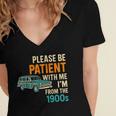 Please Be Patient With Me I'm From The 1900s Vintage For Man Women's Jersey Short Sleeve Deep V-Neck Tshirt Please Be Patient With Me I'm From The 1900s Vintage For Man Women's Jersey Short Sleeve Deep V-Neck Tshirt