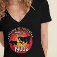 Please Be Patient With Me I'm From The 1900s Vintage Meme Women's Jersey Short Sleeve Deep V-Neck Tshirt Please Be Patient With Me I'm From The 1900s Vintage Meme Women's Jersey Short Sleeve Deep V-Neck Tshirt
