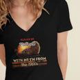 Please Be Patient With Me I'm From The 1900s Vintage Turkey Women's Jersey Short Sleeve Deep V-Neck Tshirt