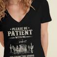 Please Be Patient With Me I'm From The 1900s Women Women's Jersey Short Sleeve Deep V-Neck Tshirt