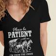 Please Be Patient With Me I'm From The 1900s Women's Jersey Short Sleeve Deep V-Neck Tshirt
