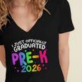 Pre-K Graduation Class Of 2026 Pre-K Graduated 2026 Women's Jersey Short Sleeve Deep V-Neck Tshirt
