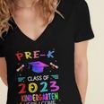Pre-k Graduation Pre Kindergarten Class Of 2023 Boys Girls Women's Jersey Short Sleeve Deep V-Neck Tshirt