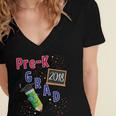 Pre Kindergarten Graduation 2018 Fun Graduate Shirt For Kids Women's Jersey Short Sleeve Deep V-Neck Tshirt
