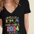 Pre School Graduation Idea For Kids & Preschool Graduation Women's Jersey Short Sleeve Deep V-Neck Tshirt