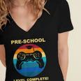 Pre-School Level Complete Graduation Video Gamer PreschoolWomen's Jersey Short Sleeve Deep V-Neck Tshirt