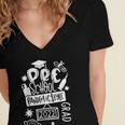 Preschool 2022 Graduate Pandemicstyle Prek3 Prek4 Graduation Women's Jersey Short Sleeve Deep V-Neck Tshirt