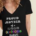 Preschool Graduation Proud Mother Of Class 2018 Women's Jersey Short Sleeve Deep V-Neck Tshirt