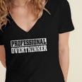 Professional Overthinker Introvert Women's Jersey Short Sleeve Deep V-Neck Tshirt Professional Overthinker Introvert Women's Jersey Short Sleeve Deep V-Neck Tshirt