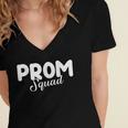 Prom Squad Tshirt 2023 Prom Graduation Class Of 2032 Women's Jersey Short Sleeve Deep V-Neck Tshirt