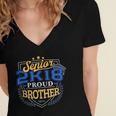 Proud Brother Of A 2018 Senior Shirt Graduation Grad 2K18 Women's Jersey Short Sleeve Deep V-Neck Tshirt