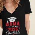 Proud Mama Of a Class Of 2026 Graduate For Graduation Women's Jersey Short Sleeve Deep V-Neck Tshirt