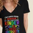 Proud MAWMAW Of Awesome Kindergarten Pre-K Graduation 2025 Women's Jersey Short Sleeve Deep V-Neck Tshirt