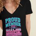 Proud Member Of The Dial Up Club Tech Nostalgia Top Women's Jersey Short Sleeve Deep V-Neck Tshirt