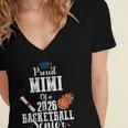 Proud MIMI Of 2026 Basketball Senior Class Graduation Women's Jersey Short Sleeve Deep V-Neck Tshirt