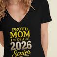 Proud Mom Of A 2026 Senior Graduation Pride Women's Jersey Short Sleeve Deep V-Neck Tshirt