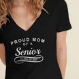 Proud Mom Of a Senior Class Of 2021 Graduation Women's Jersey Short Sleeve Deep V-Neck Tshirt