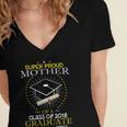 Proud Mother The Class Of 2018 Graduate Graduation Shirt S3 Women's Jersey Short Sleeve Deep V-Neck Tshirt