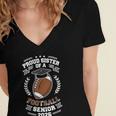 Proud Sister Of a 2026 Football Senior Graduation Women's Jersey Short Sleeve Deep V-Neck Tshirt