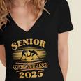 Proud Wrestler Graduation Apparel For Supporters And Seniors Women's Jersey Short Sleeve Deep V-Neck Tshirt