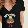 Psychology Major PsyD PhD 2024 Dopamine Graduation Women's Jersey Short Sleeve Deep V-Neck Tshirt