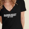 Radiologist Graduation Shirt Radiologist Graduation Women's Jersey Short Sleeve Deep V-Neck Tshirt