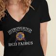 Renaissance Festival Introvert Medieval Ren Faire Women's Jersey Short Sleeve Deep V-Neck Tshirt Renaissance Festival Introvert Medieval Ren Faire Women's Jersey Short Sleeve Deep V-Neck Tshirt