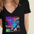 Retro 1980s 80's Baby 1990s 90's Made Me Nostalgia Birthday Women's Jersey Short Sleeve Deep V-Neck Tshirt Retro 1980s 80's Baby 1990s 90's Made Me Nostalgia Birthday Women's Jersey Short Sleeve Deep V-Neck Tshirt