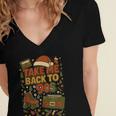 Retro 90s 80s Baby Christmas Holiday Nostalgia Women's Jersey Short Sleeve Deep V-Neck Tshirt Retro 90s 80s Baby Christmas Holiday Nostalgia Women's Jersey Short Sleeve Deep V-Neck Tshirt