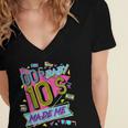 Retro Vintage 00's Baby 10's Made Me Nostalgia Classic Women's Jersey Short Sleeve Deep V-Neck Tshirt Retro Vintage 00's Baby 10's Made Me Nostalgia Classic Women's Jersey Short Sleeve Deep V-Neck Tshirt