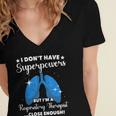 RT School Graduation Respiratory Therapist Women's Jersey Short Sleeve Deep V-Neck Tshirt