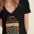 Rust Belt Midwest Nostalgia Steel Town Working Class Pride Women's Jersey Short Sleeve Deep V-Neck Tshirt Rust Belt Midwest Nostalgia Steel Town Working Class Pride Women's Jersey Short Sleeve Deep V-Neck Tshirt