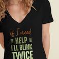 Sarcastic Independent Shopper Introvert Shopping Humor Women's Jersey Short Sleeve Deep V-Neck Tshirt