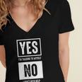 Sarcastic Independent Shopper Introvert Shopping Humor Women's Jersey Short Sleeve Deep V-Neck Tshirt