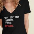 Sarcastic Introvert Attitude Quote Women's Jersey Short Sleeve Deep V-Neck Tshirt Sarcastic Introvert Attitude Quote Women's Jersey Short Sleeve Deep V-Neck Tshirt