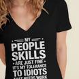 Sarcastic Saying Humor Introvert Workplace Attitude Women's Jersey Short Sleeve Deep V-Neck Tshirt Sarcastic Saying Humor Introvert Workplace Attitude Women's Jersey Short Sleeve Deep V-Neck Tshirt