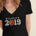 Senior 2019 Basketball Shirt Graduation Class Of 2019 Stars Women's Jersey Short Sleeve Deep V-Neck Tshirt