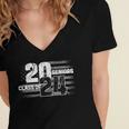 Senior 2024 Graduation Class Of 2024 Senior Women Boy Girl Women's Jersey Short Sleeve Deep V-Neck Tshirt