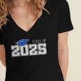 Senior 2025 Class Of 2025 Seniors Graduation 2025 Senior 25 Women's Jersey Short Sleeve Deep V-Neck Tshirt