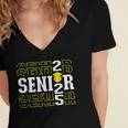 Senior 2025 Softball Class Of 2025 Graduation Women's Jersey Short Sleeve Deep V-Neck Tshirt